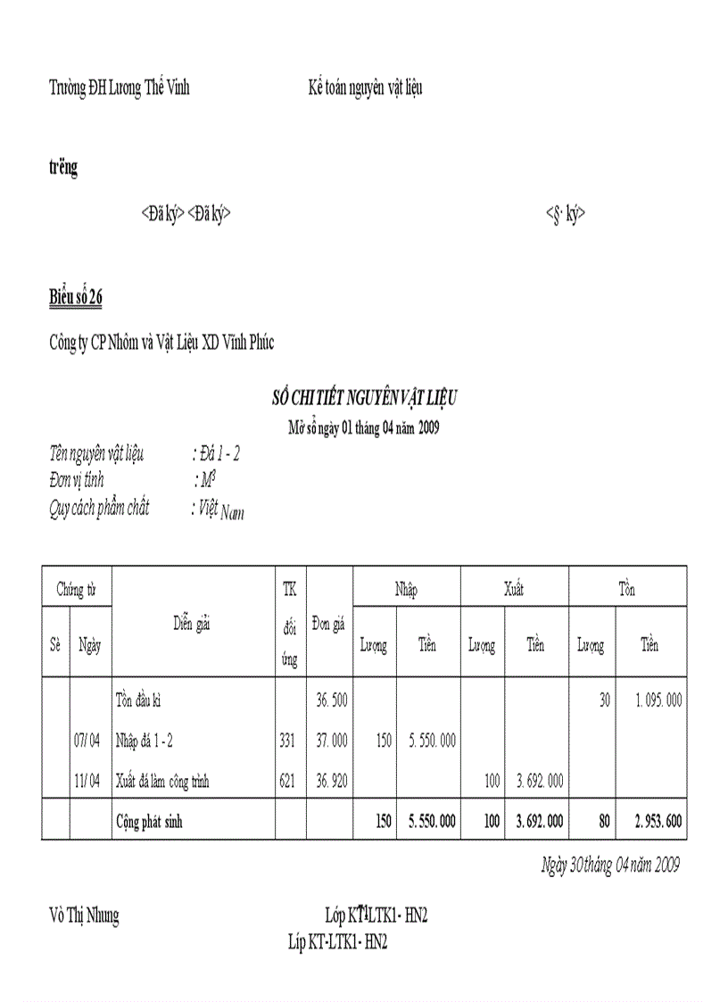 image for page Kế toán nguyên vật liệu tại công ty CP Nhôm và Vật Liệu XD Vĩnh Phúc 1