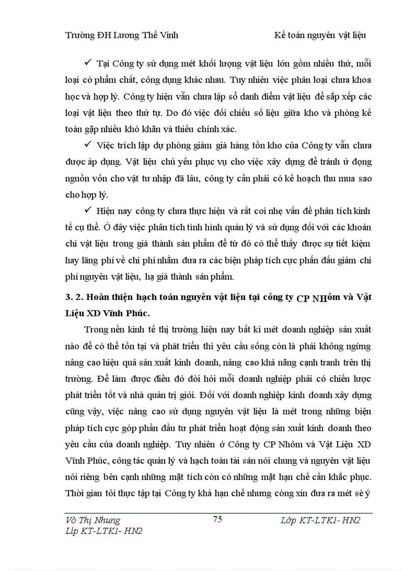 image for page Kế toán nguyên vật liệu tại công ty CP Nhôm và Vật Liệu XD Vĩnh Phúc 1