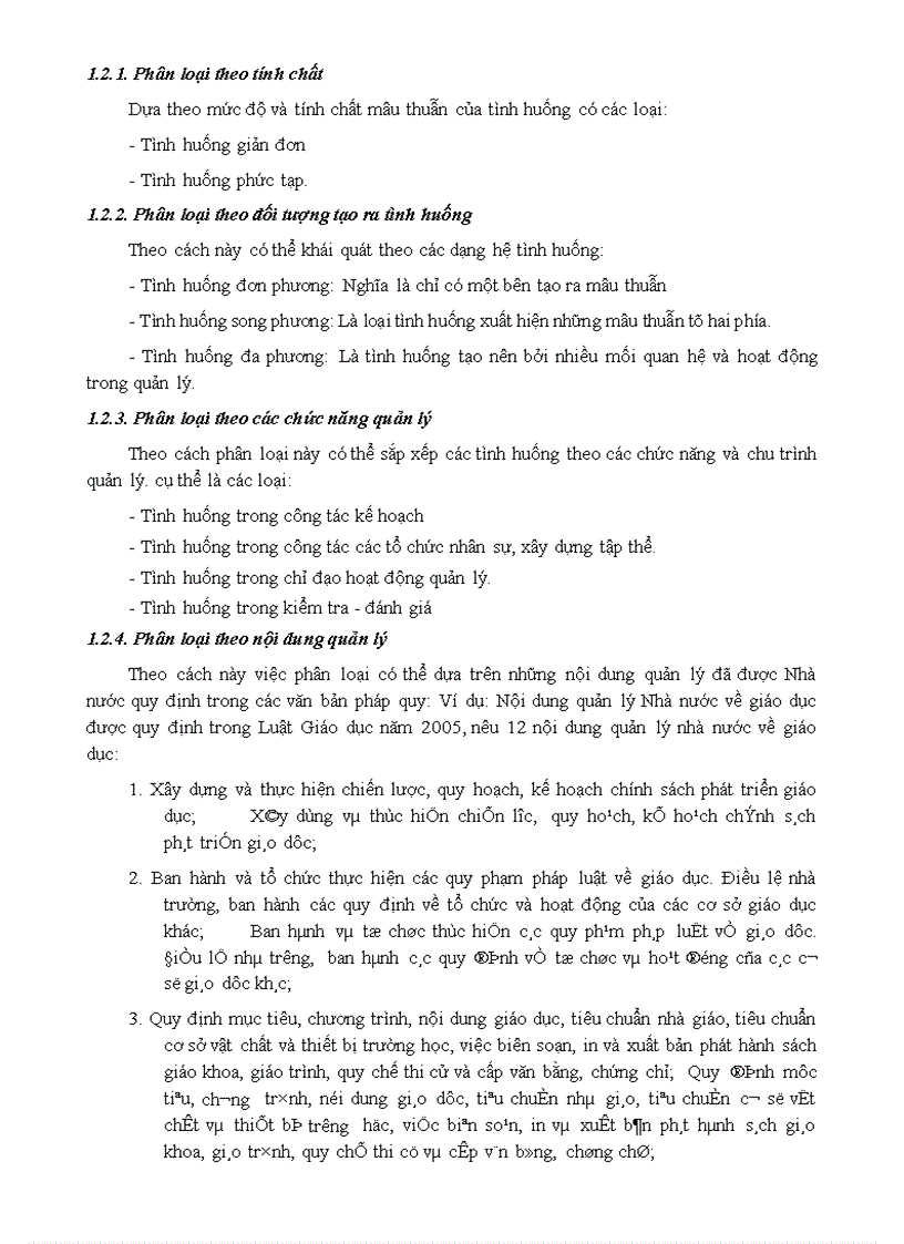 image for page Tình huống và ứng xử tình huống trong quản lý giáo dục