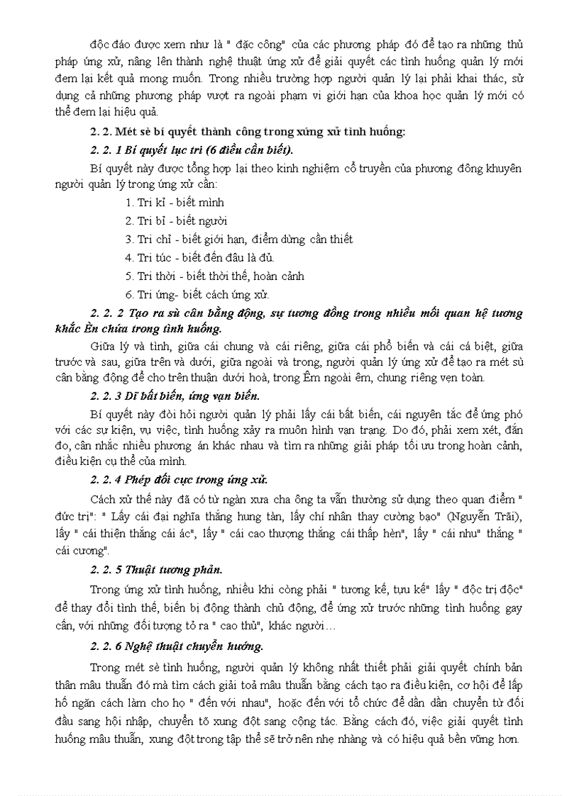 image for page Tình huống và ứng xử tình huống trong quản lý giáo dục