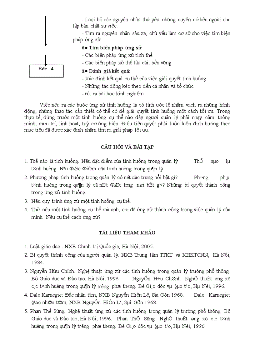 image for page Tình huống và ứng xử tình huống trong quản lý giáo dục