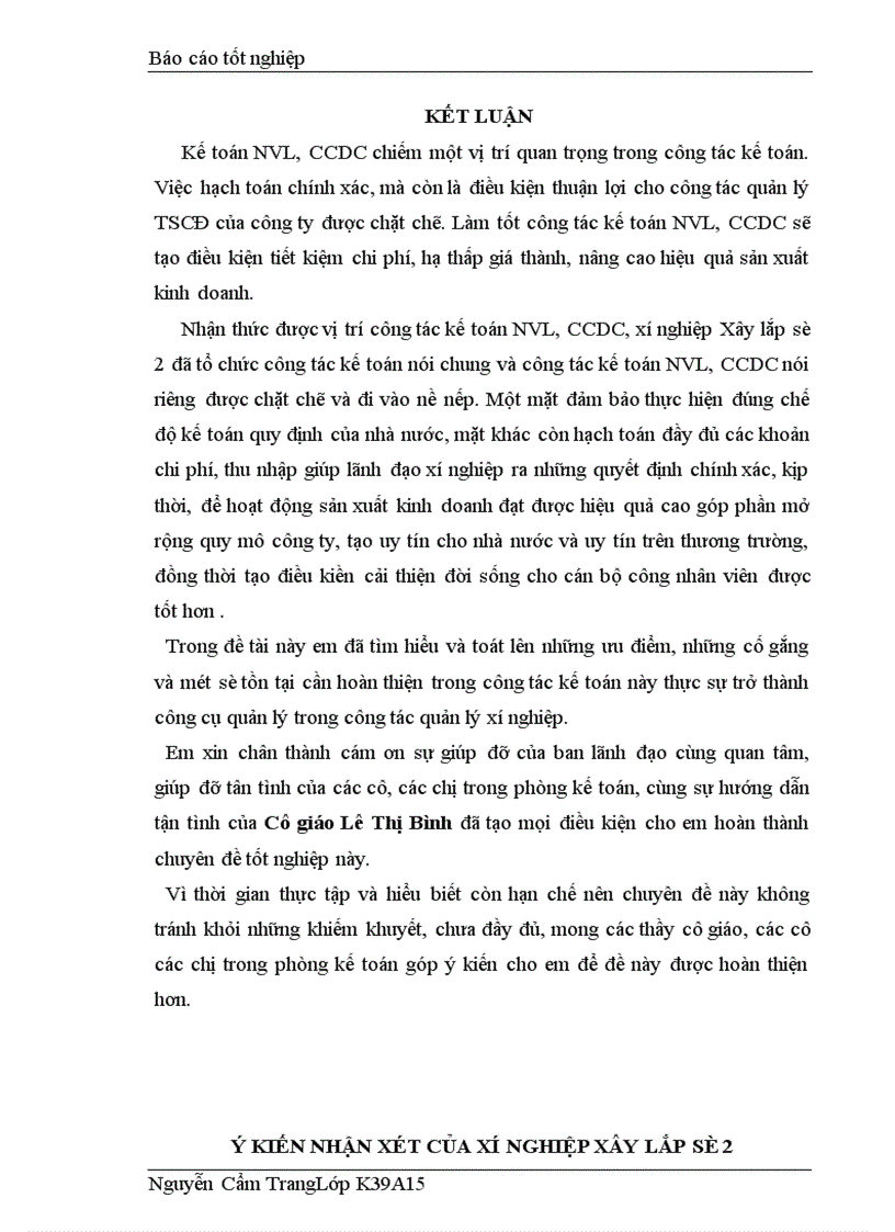 image for page Tổ chức công tác kế toán NVL CCDC ở Xí nghiệp Xây lắp số 2