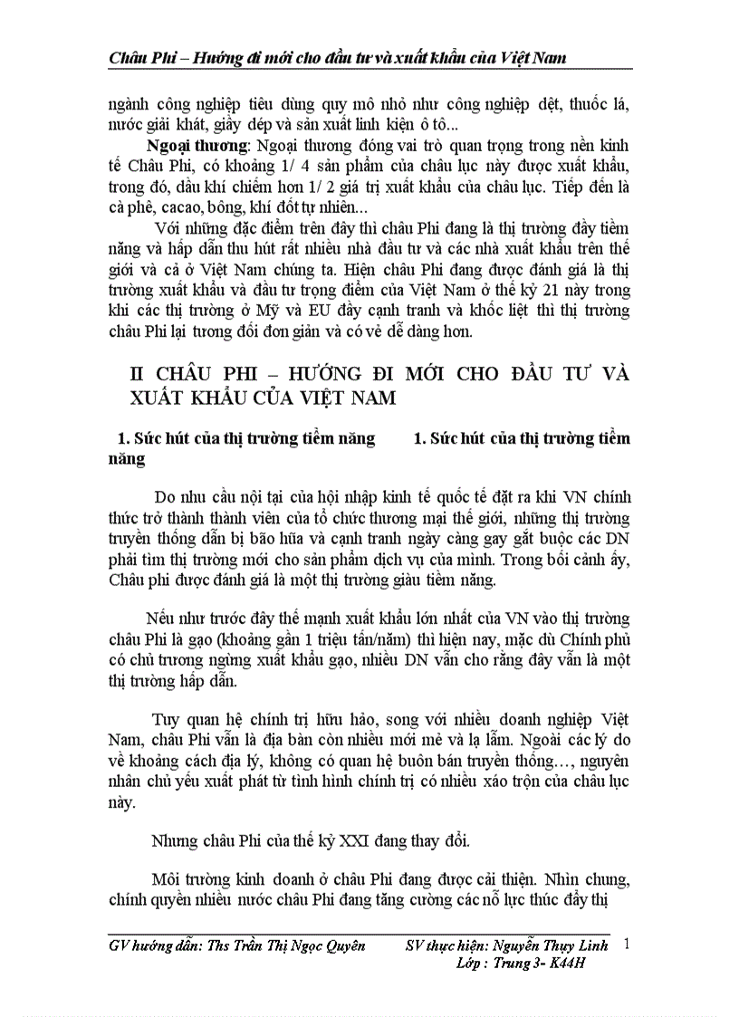 image for page Châu Phi Hướng đi mới cho đầu tư và xuất khẩu của Việt Nam