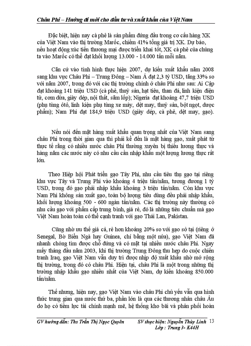 image for page Châu Phi Hướng đi mới cho đầu tư và xuất khẩu của Việt Nam