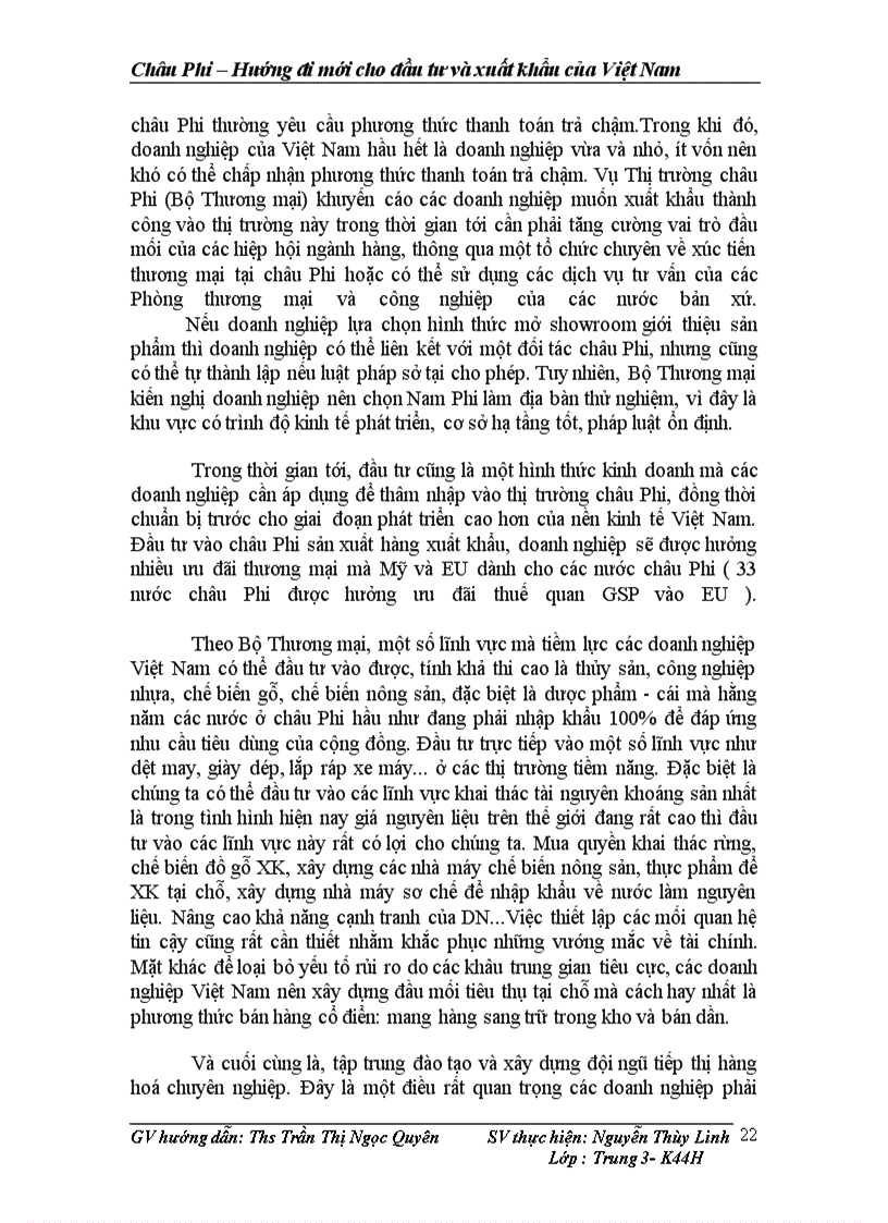 image for page Châu Phi Hướng đi mới cho đầu tư và xuất khẩu của Việt Nam