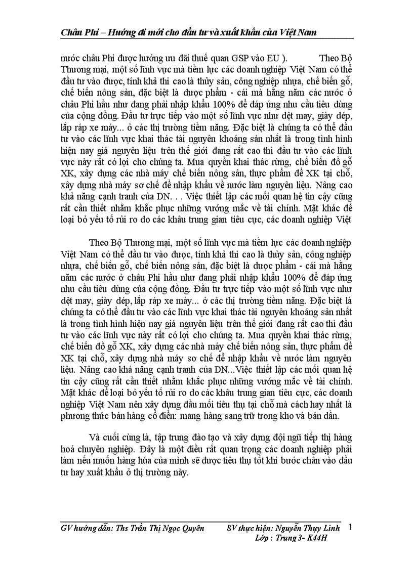 image for page Châu Phi Hướng đi mới cho đầu tư và xuất khẩu của Việt Nam