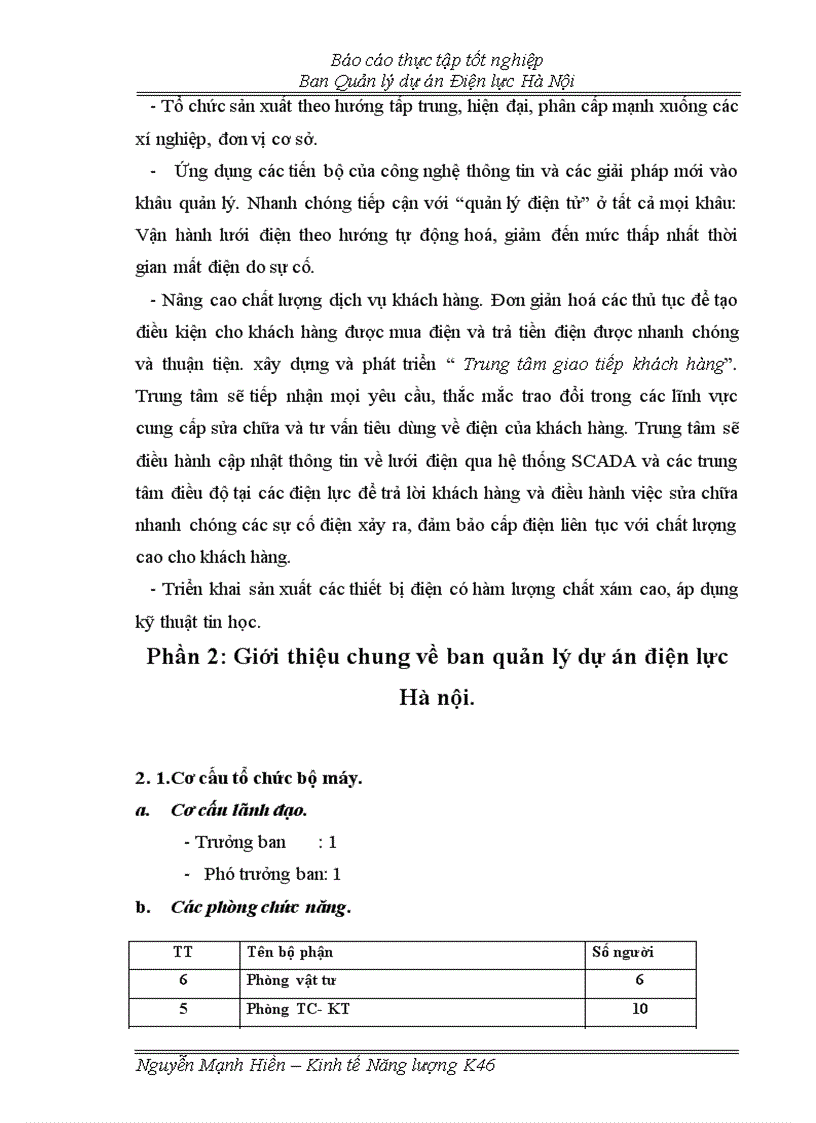 image for page Báo cáo thực tập tốt nghiệp Ban Quản lý dự án Điện lực Hà Nội