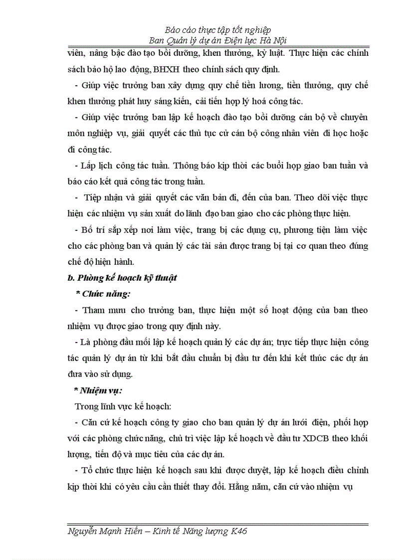 image for page Báo cáo thực tập tốt nghiệp Ban Quản lý dự án Điện lực Hà Nội