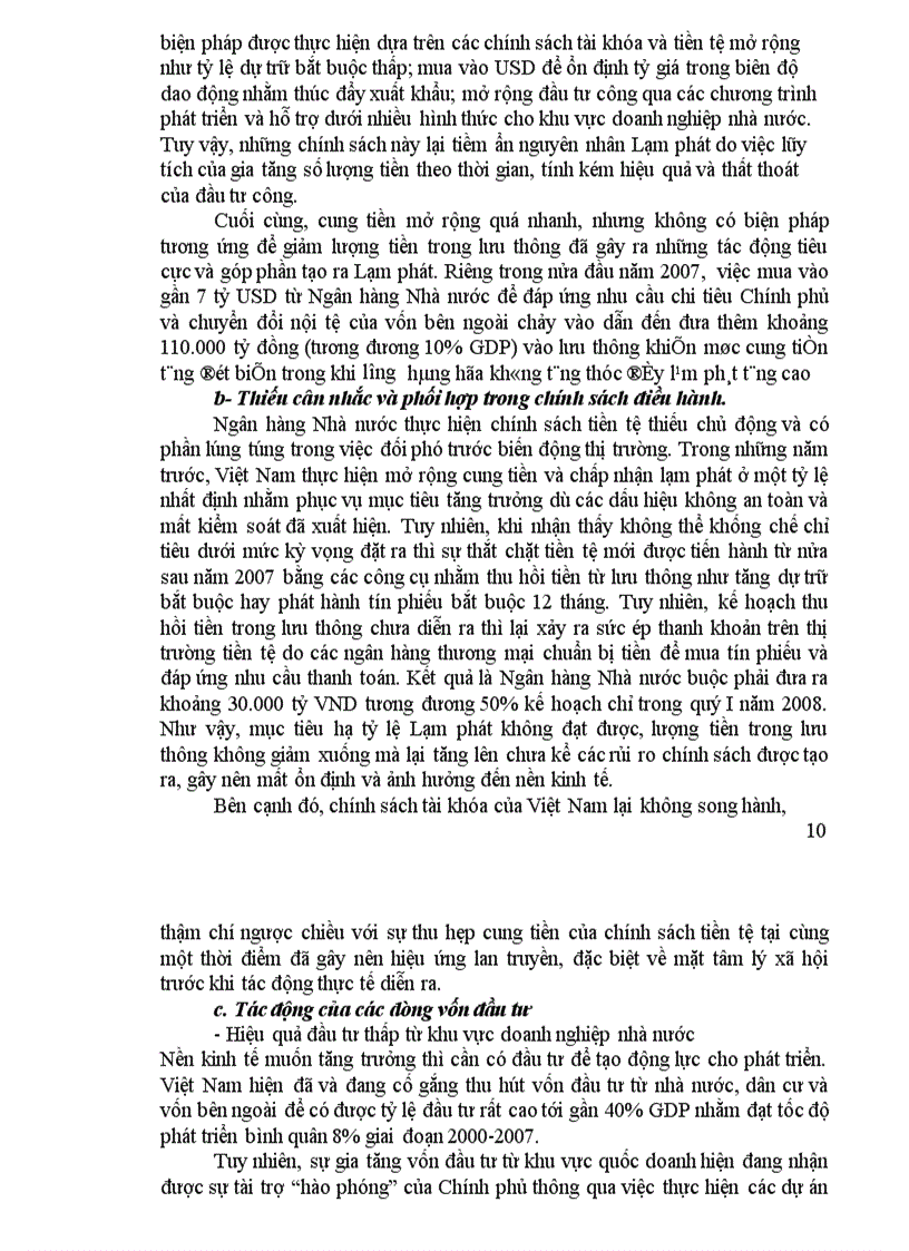 image for page Tình hình lạm phát ở việt nam và những giải pháp