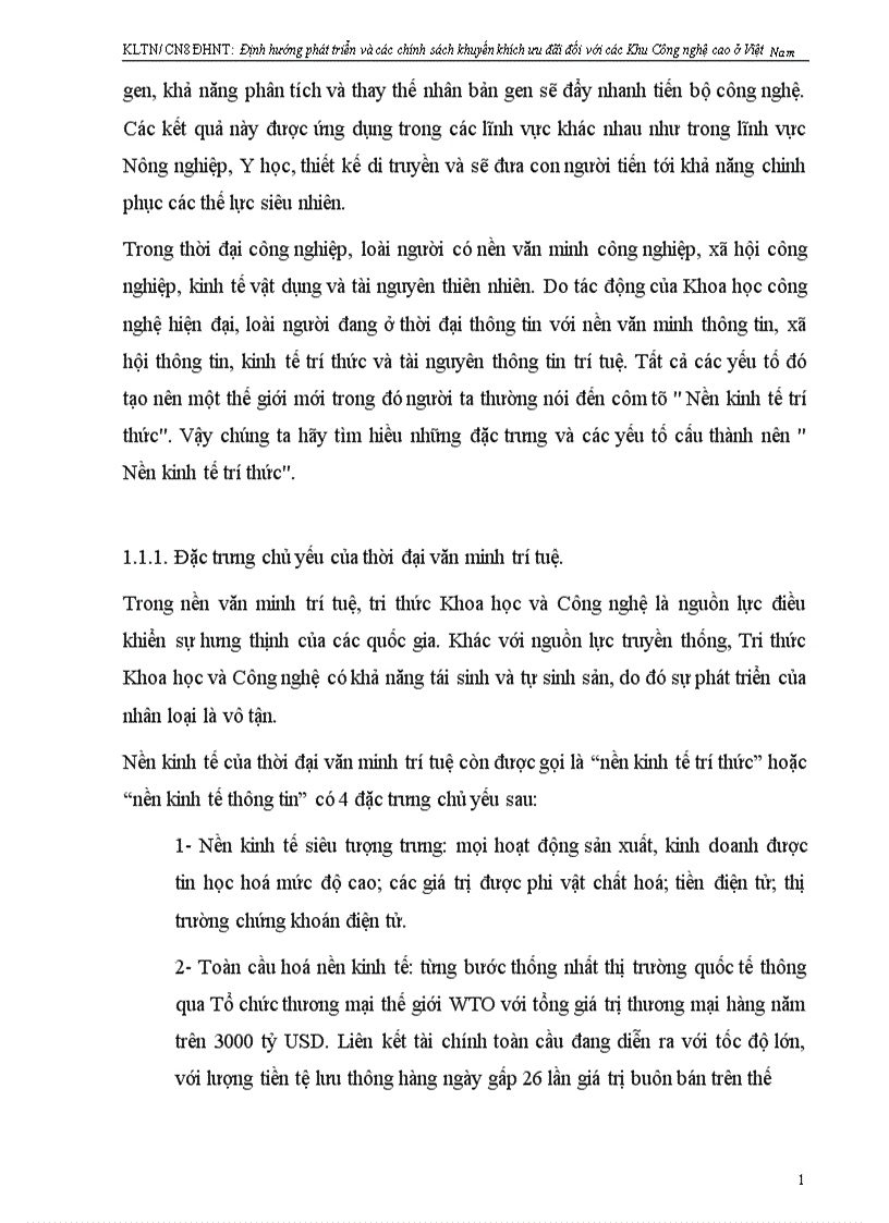 image for page Định hướng phát triển và các chính sách khuyến khích ưu đãi đối với các Khu công nghệ cao ở Việt Nam 1
