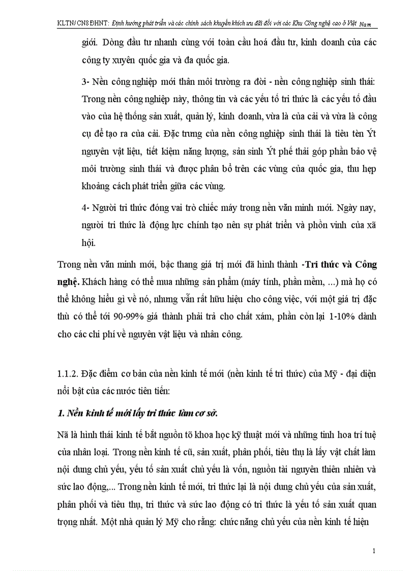 image for page Định hướng phát triển và các chính sách khuyến khích ưu đãi đối với các Khu công nghệ cao ở Việt Nam 1