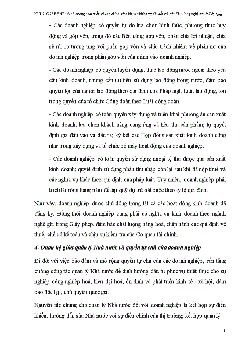 image for page Định hướng phát triển và các chính sách khuyến khích ưu đãi đối với các Khu công nghệ cao ở Việt Nam 1