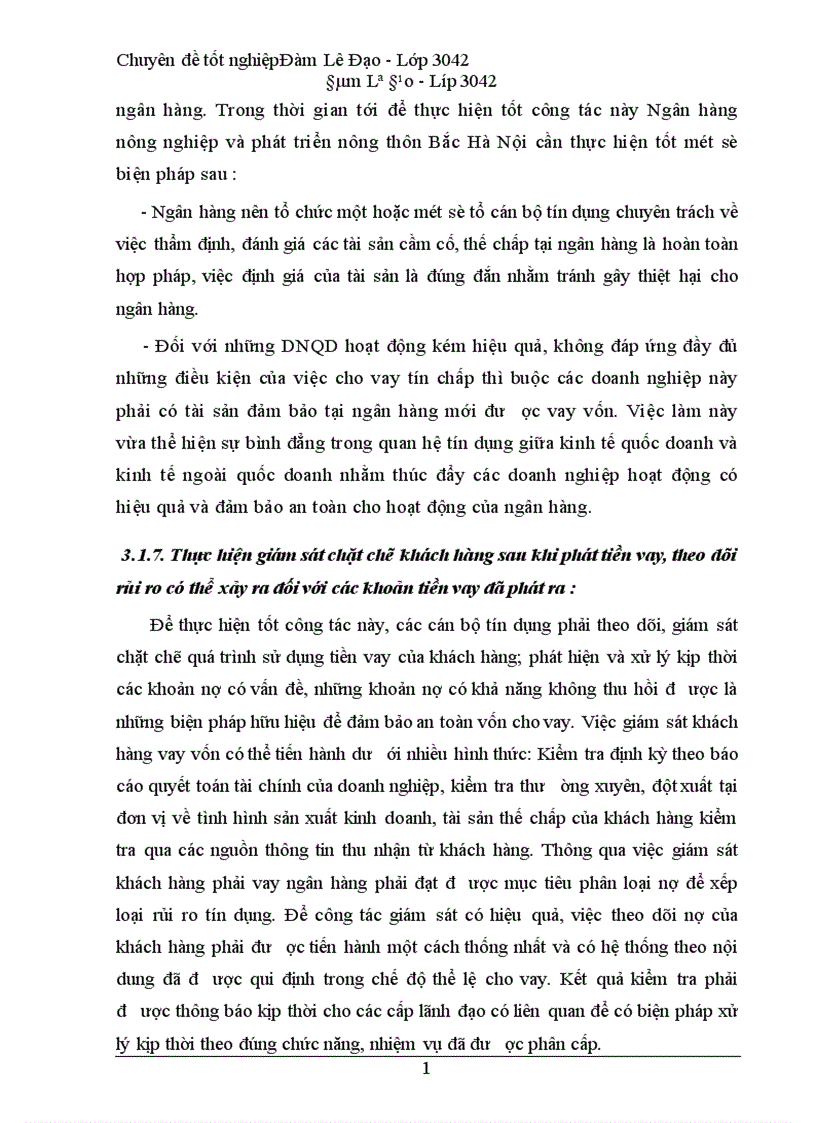 image for page Một số giải pháp nhằm nâng cao chất lượng hoạt động tín dụng ở Chi nhánh NHNo PTNT Bắc Hà Nội