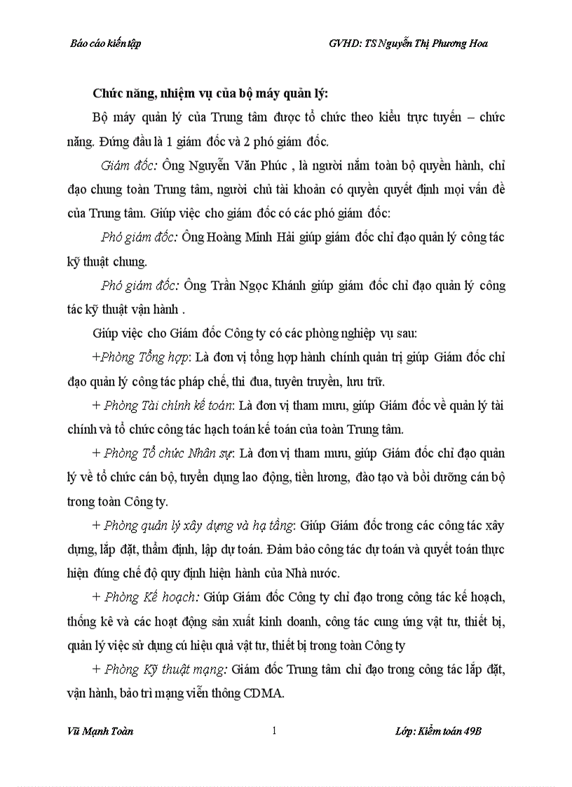 image for page Thực trạng tổ chức kế toán và hệ thống kế toán tại Trung tâm Viễn thông Di động Điện lực