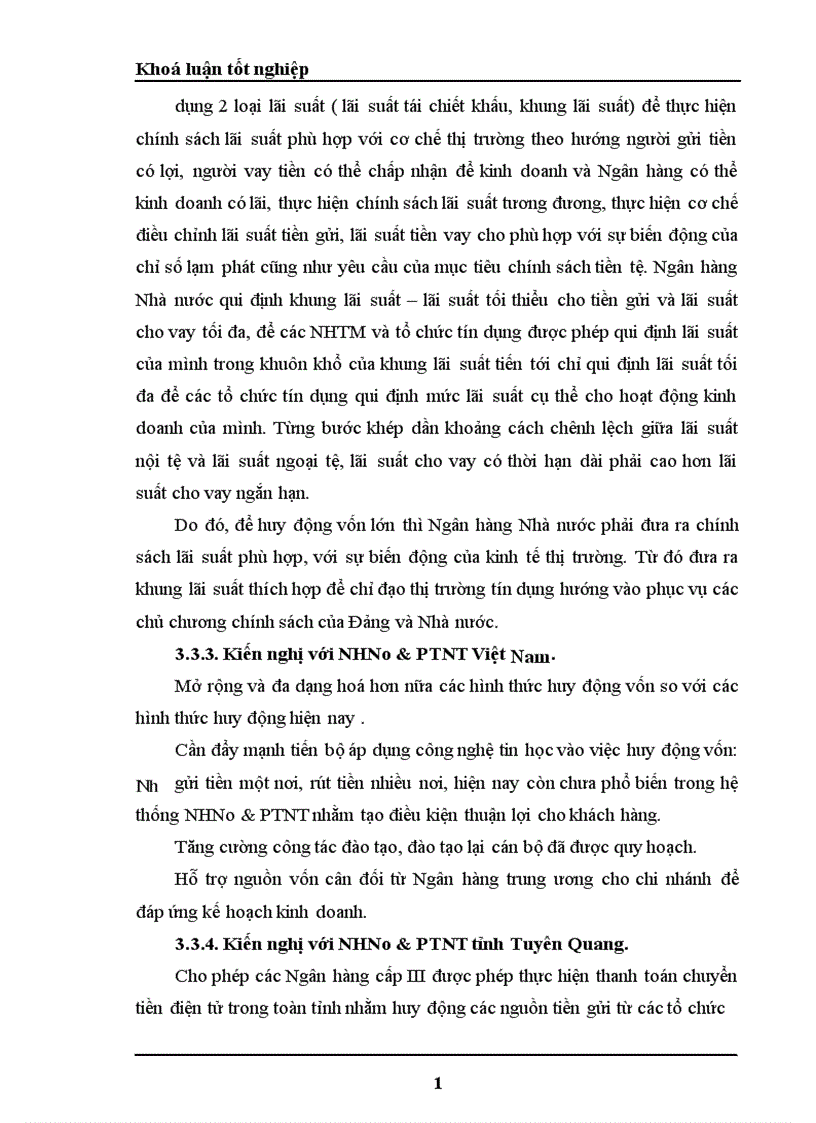 image for page Một số giải pháp nhằm nâng cao hiệu quả công tác huy động vốn tại NHNo PTNT Huyện Hàm Yên Tỉnh Tuyên Quang 1