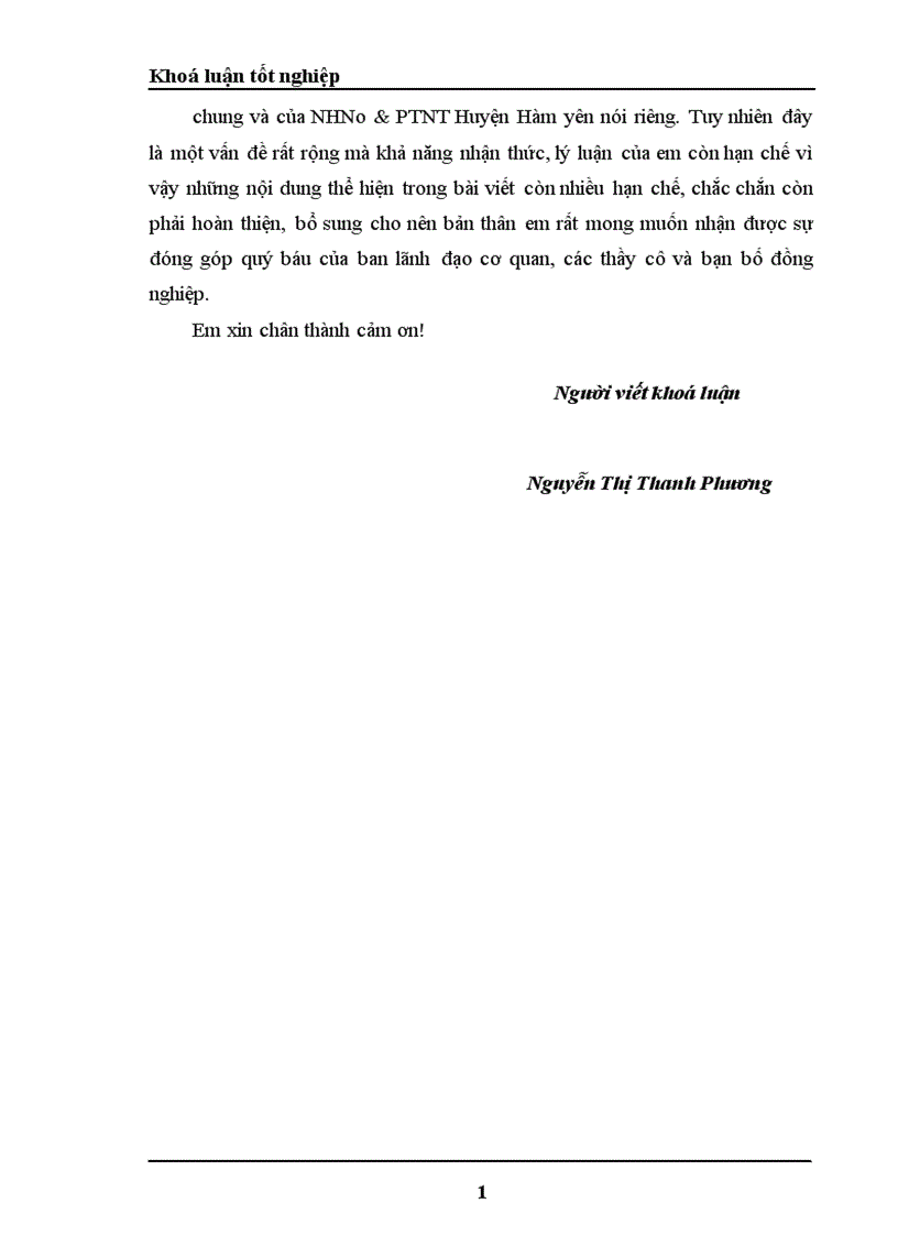 image for page Một số giải pháp nhằm nâng cao hiệu quả công tác huy động vốn tại NHNo PTNT Huyện Hàm Yên Tỉnh Tuyên Quang 1