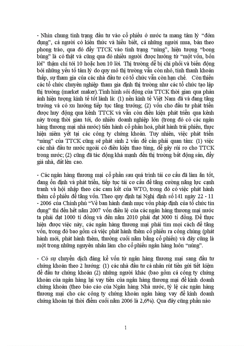 image for page Đánh giá TTCK Việt Nam cuối 2006 đầu 2007 1