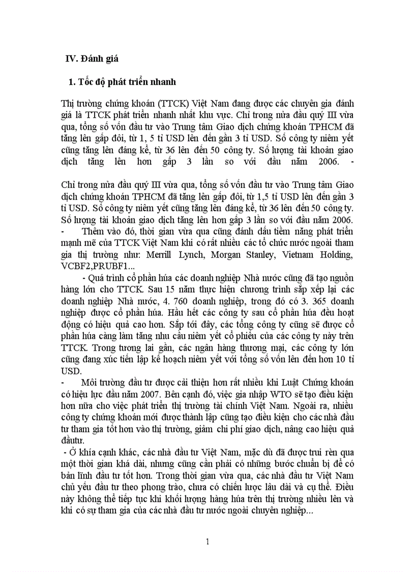 image for page Đánh giá TTCK Việt Nam cuối 2006 đầu 2007 1