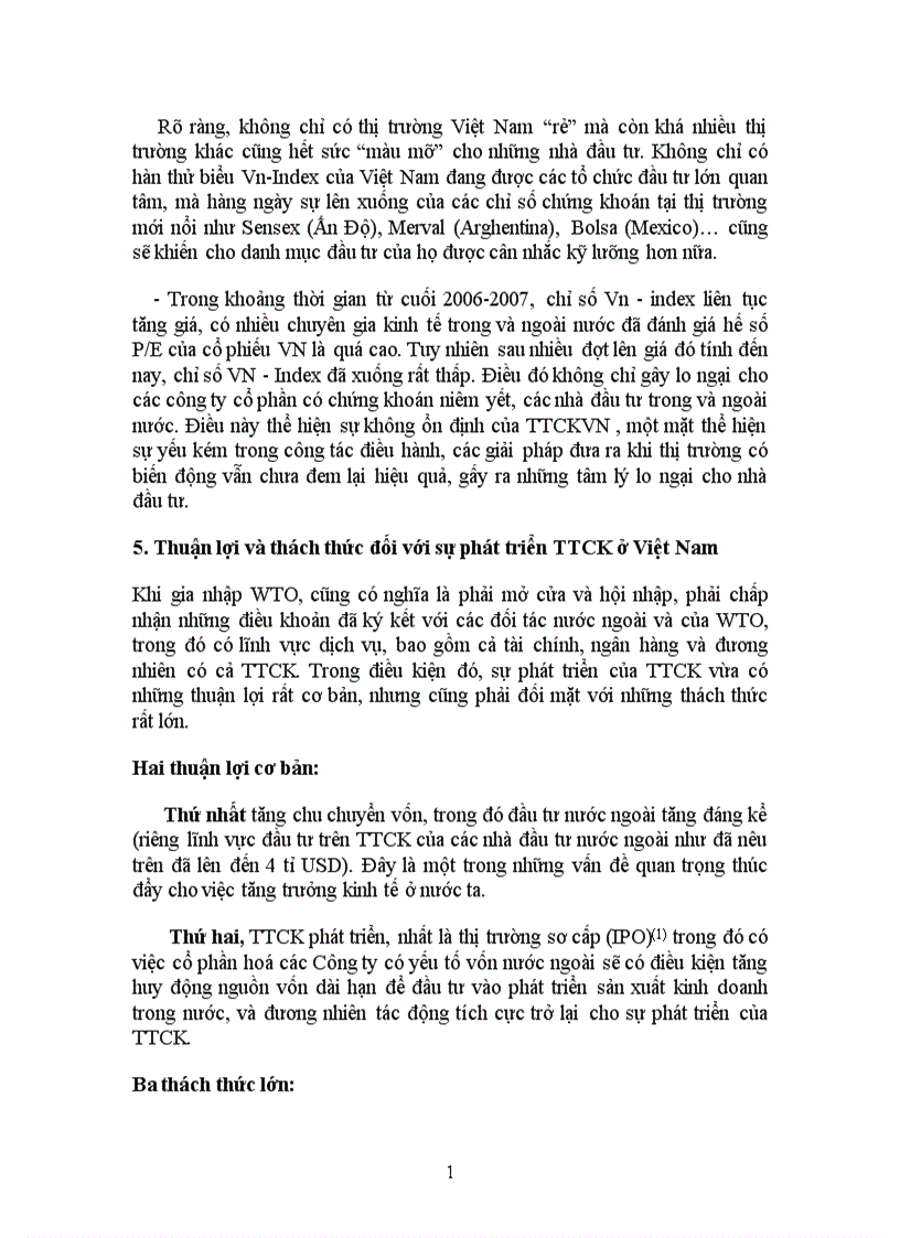image for page Đánh giá TTCK Việt Nam cuối 2006 đầu 2007 1