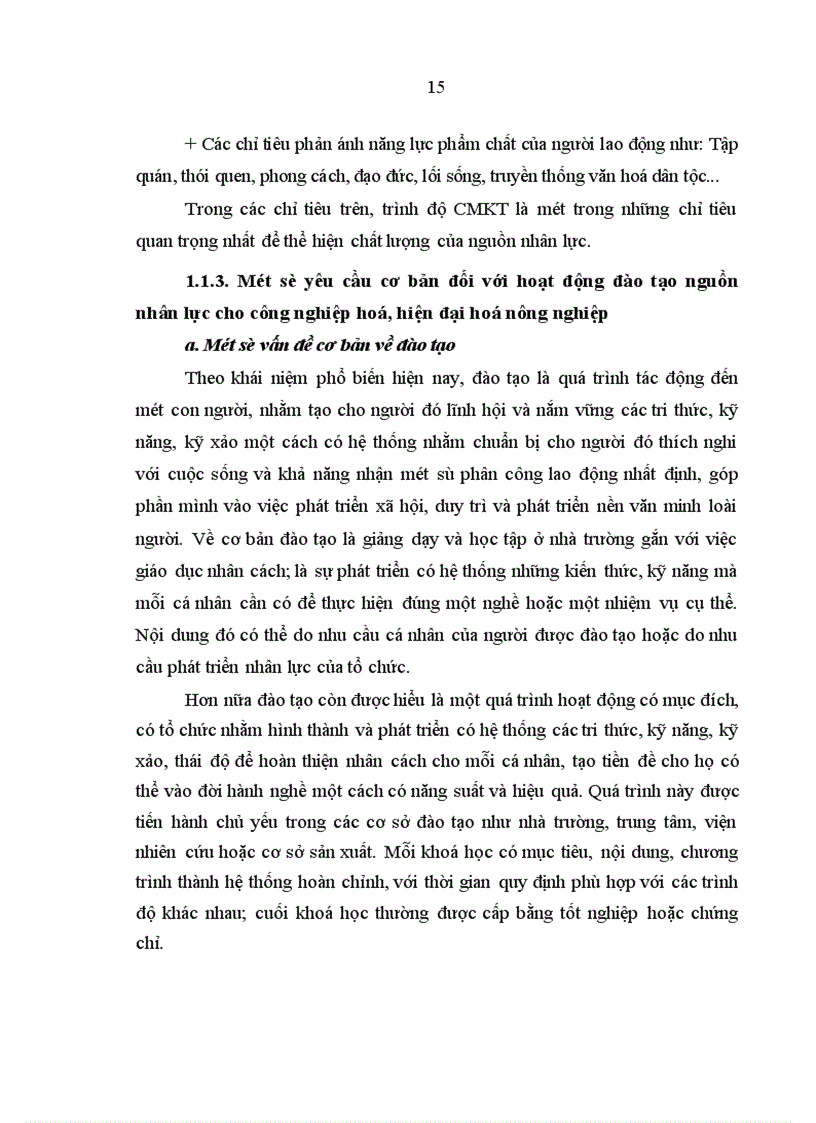 image for page Nguồn nhân lực cho công nghiệp hoá hiện đại hoá nông nghiệp