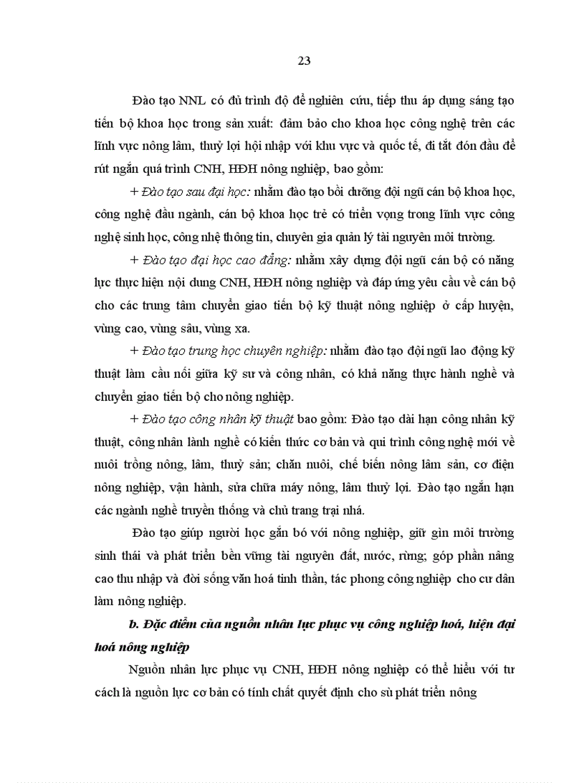 image for page Nguồn nhân lực cho công nghiệp hoá hiện đại hoá nông nghiệp