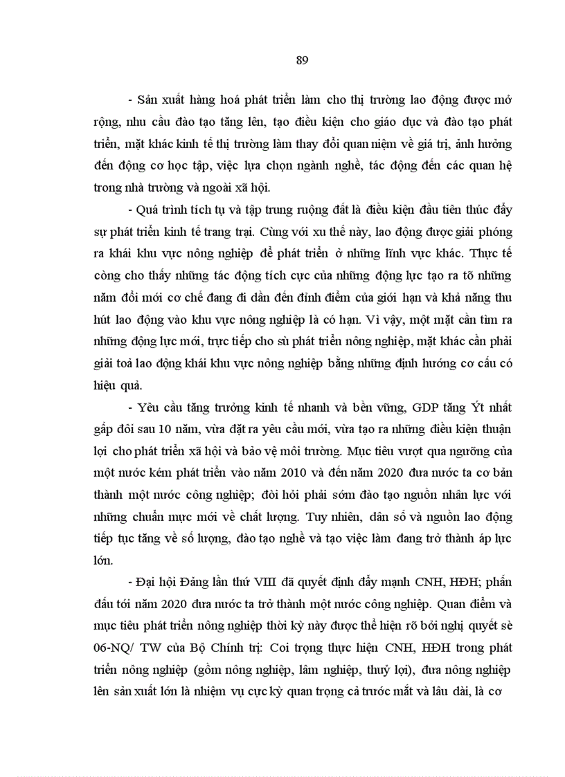 image for page Nguồn nhân lực cho công nghiệp hoá hiện đại hoá nông nghiệp