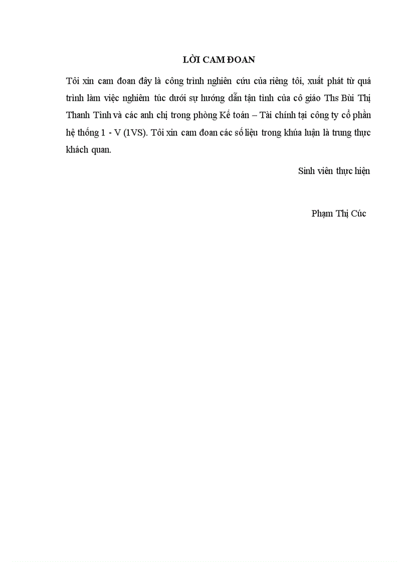 image for page Hoàn thiện kế toán bán hàng và xác định kết quả kinh doanh tại Công ty cổ phần hệ thống 1 V 1VS 1