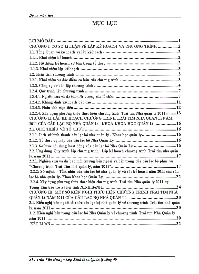 image for page Lập kế hoạch chương trình Trái tim Nhà Quản lý của câu lạc bộ Nhà Quản lý