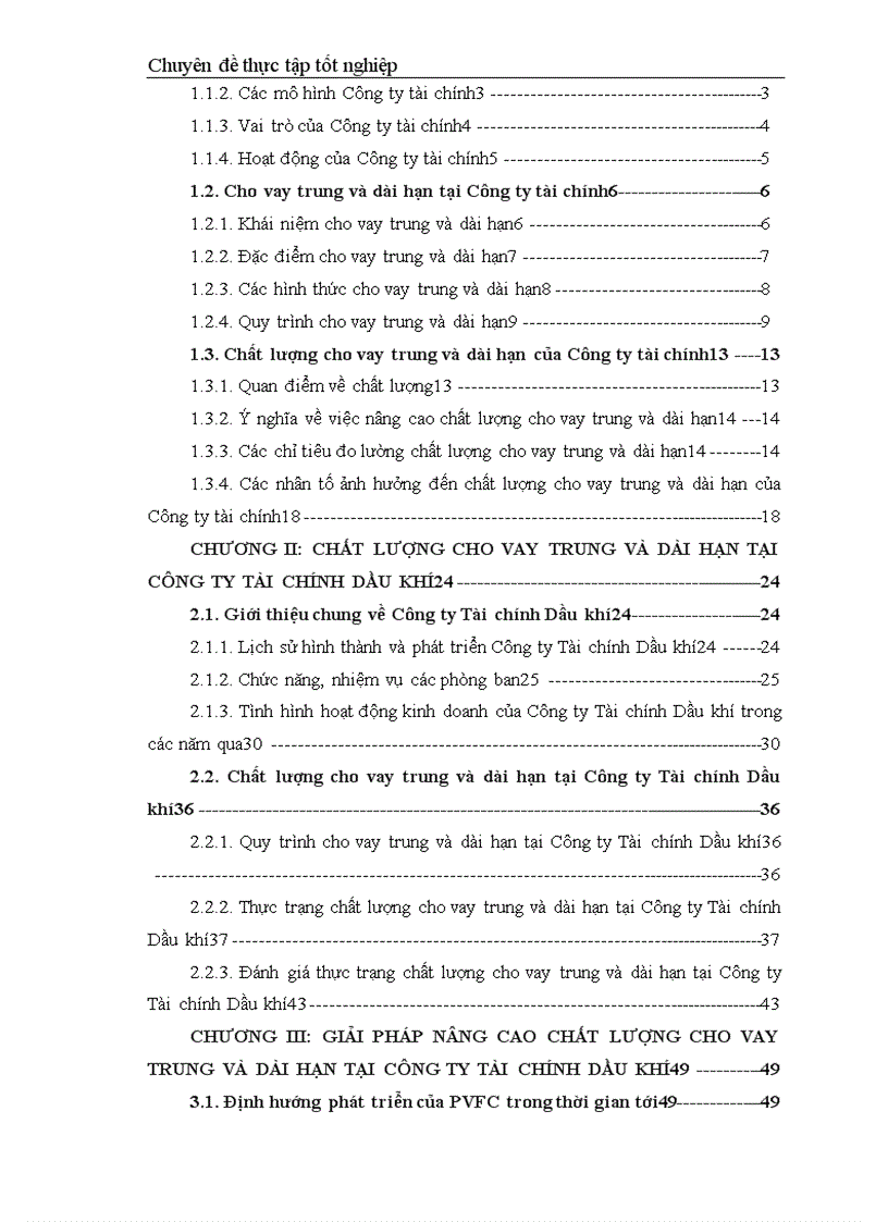 image for page Nâng cao chất lượng cho vay trung và dài hạn tại Công ty Tài chính Dầu khí 1