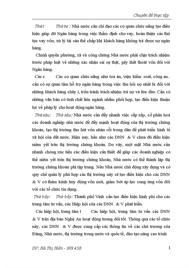 image for page Giải pháp mở rộng cho vay đối với các doanh nghiệp nhỏ và vừa tại chi nhánh Ngân hàng Đầu tư và Phát triển Nghệ An 1
