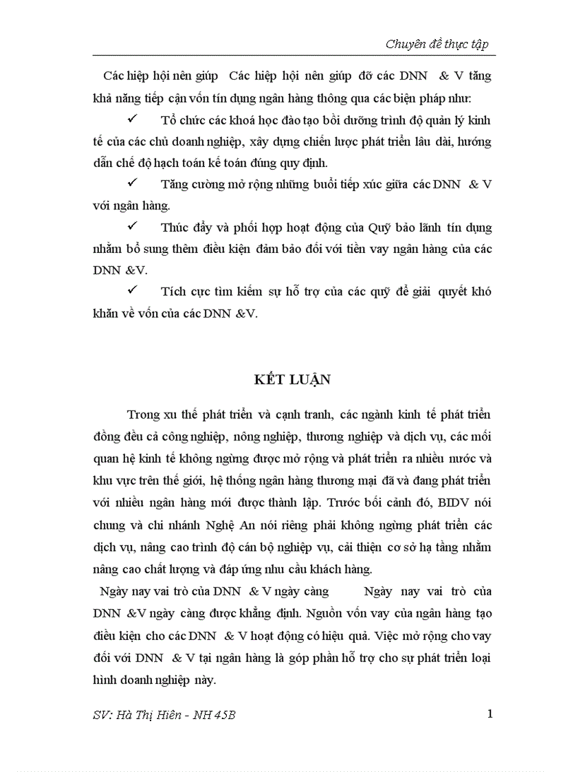 image for page Giải pháp mở rộng cho vay đối với các doanh nghiệp nhỏ và vừa tại chi nhánh Ngân hàng Đầu tư và Phát triển Nghệ An 1