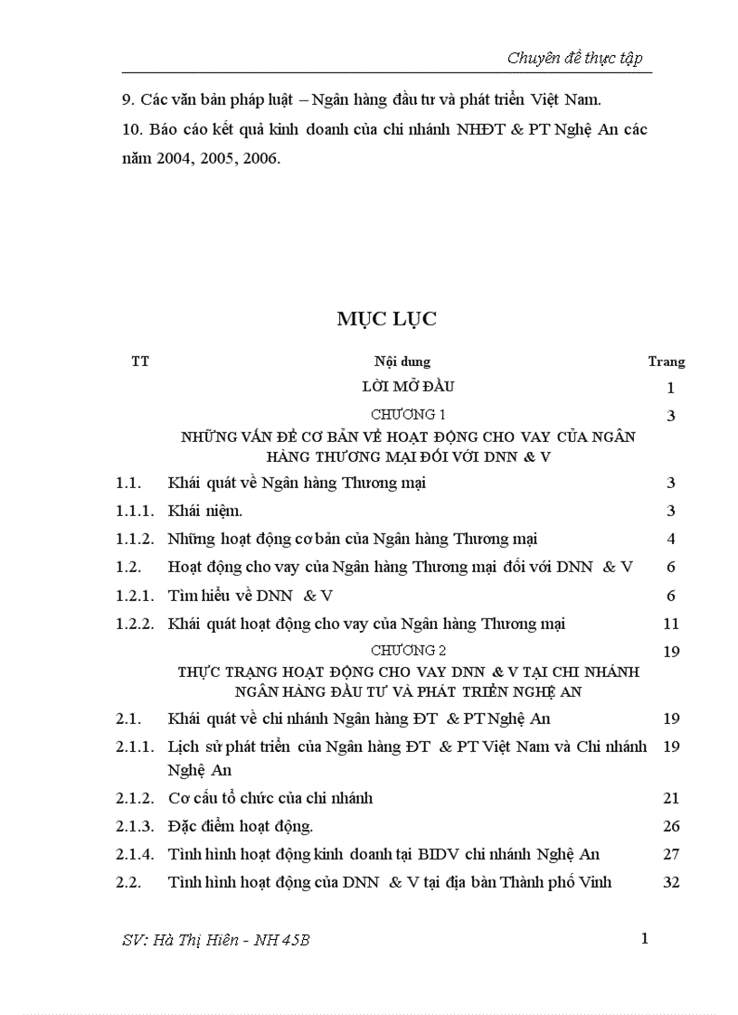 image for page Giải pháp mở rộng cho vay đối với các doanh nghiệp nhỏ và vừa tại chi nhánh Ngân hàng Đầu tư và Phát triển Nghệ An 1