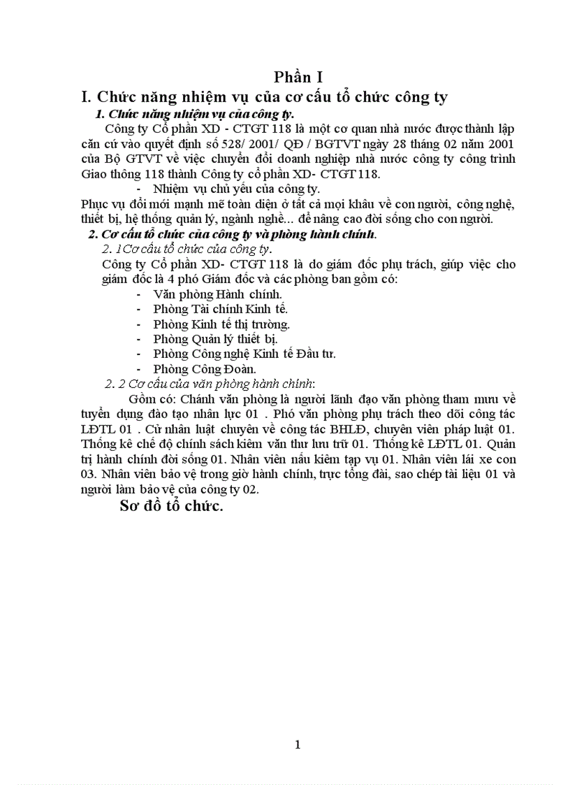 image for page Một số ý kiến nhằm hoàn thiện công tác thư ký văn thư lưư trữ của công ty Cổ phần XD CTGT 118