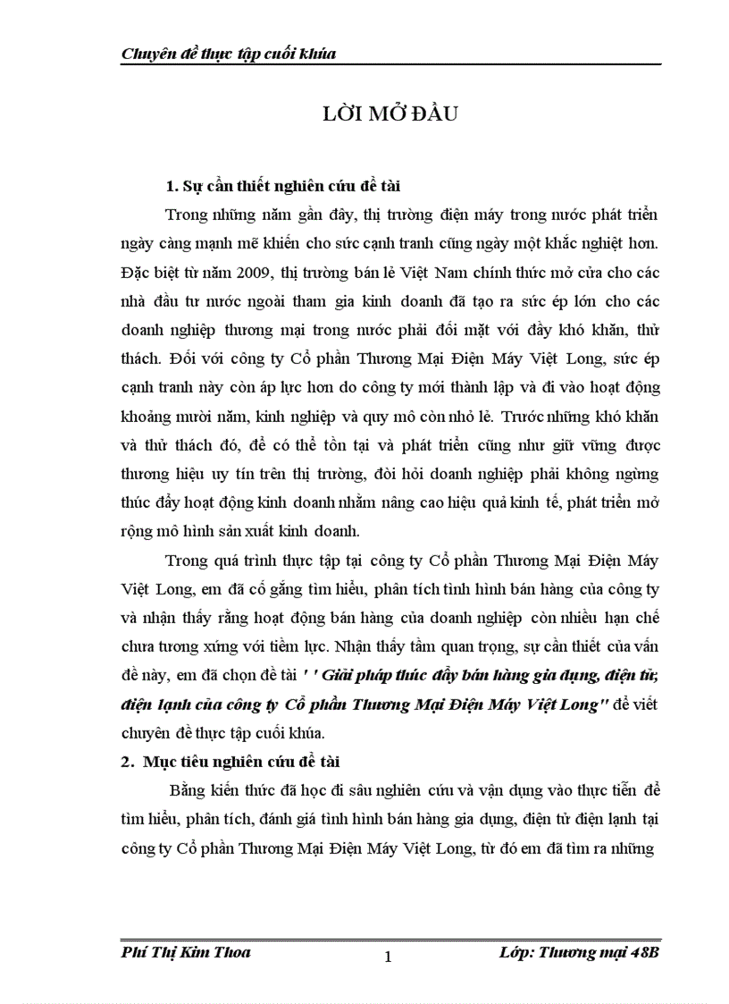 image for page Giải pháp thúc đẩy bán hàng gia dụng điện tử điện lạnh của công ty Cổ phần Thương Mại Điện Máy Việt Long