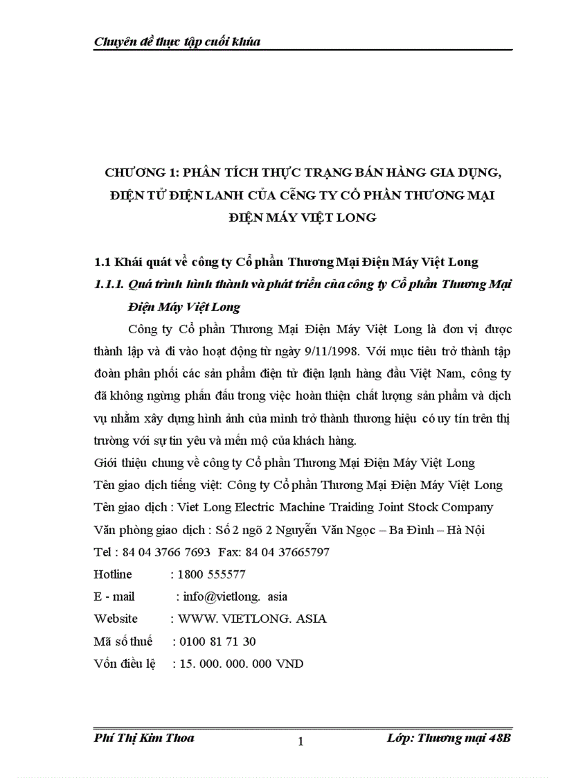 image for page Giải pháp thúc đẩy bán hàng gia dụng điện tử điện lạnh của công ty Cổ phần Thương Mại Điện Máy Việt Long