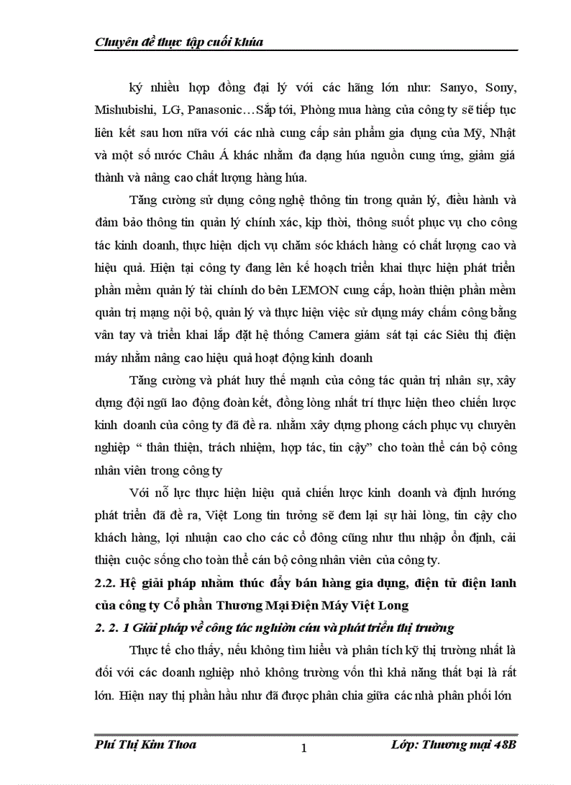 image for page Giải pháp thúc đẩy bán hàng gia dụng điện tử điện lạnh của công ty Cổ phần Thương Mại Điện Máy Việt Long