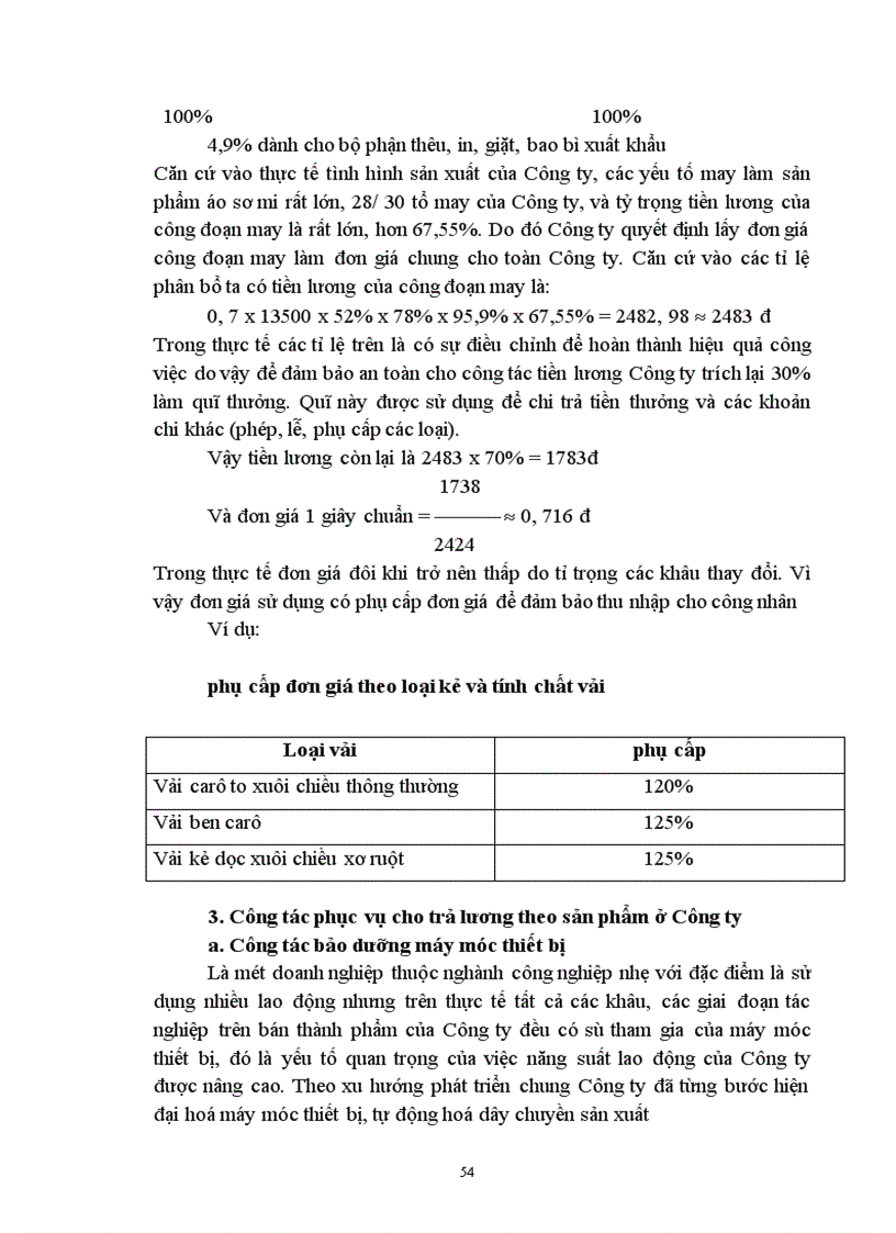 image for page Một số biện pháp cơ bản nhằm hoàn thiện công tác trả lương theo sản phẩm ở Công ty May 10 1