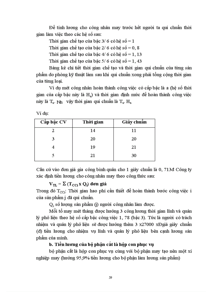 image for page Một số biện pháp cơ bản nhằm hoàn thiện công tác trả lương theo sản phẩm ở Công ty May 10 1