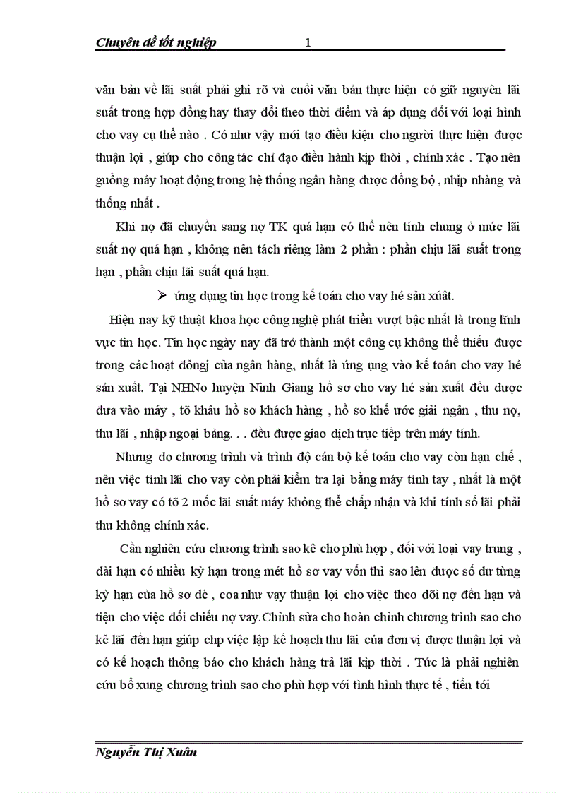 image for page Thực trạng và giải pháp mở rộng nâng cao hiệu quả cho vay hộ sản xuất tại NHNo PTNT Huyện Ninh Giang 1