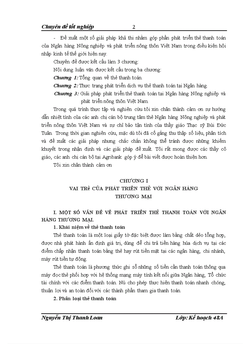 image for page Giải pháp phát triển thẻ thanh toán tại Ngân Hàng Nông nghiệp và phát triển nông thôn Việt Nam