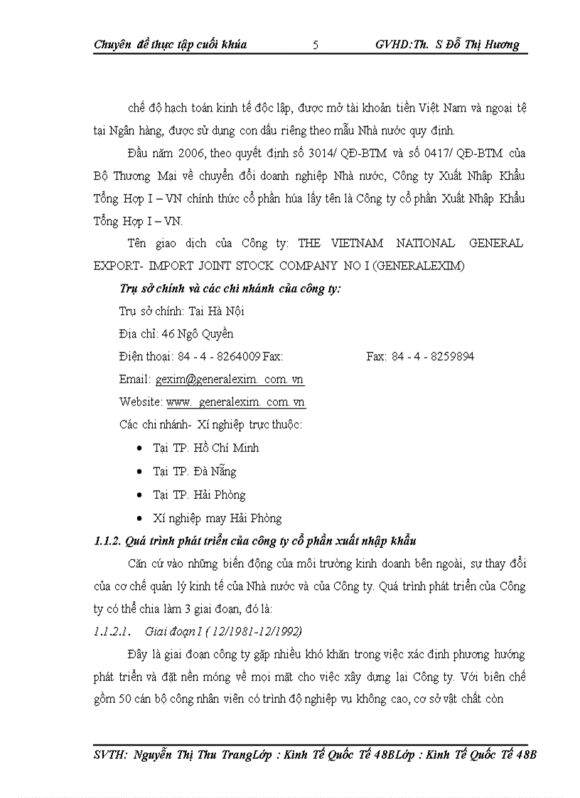 image for page Hoạt động xuất khẩu hàng nông sản tại công ty cp xuất nhập khẩu tổng hợp i việt naM 1