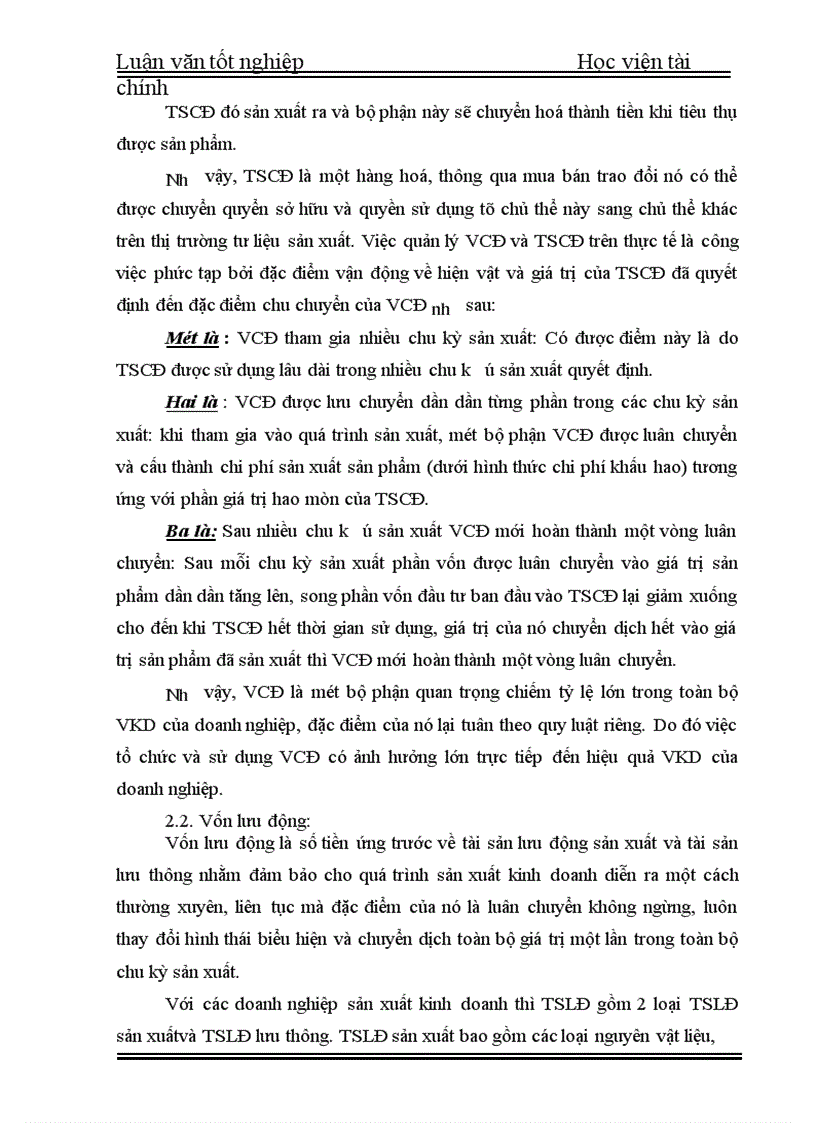image for page Thực trạng về tình hình tổ chức sử dụng vốn sản xuất kinh doanh tại công ty xây dựng và phát triển cơ sở hạ tầng