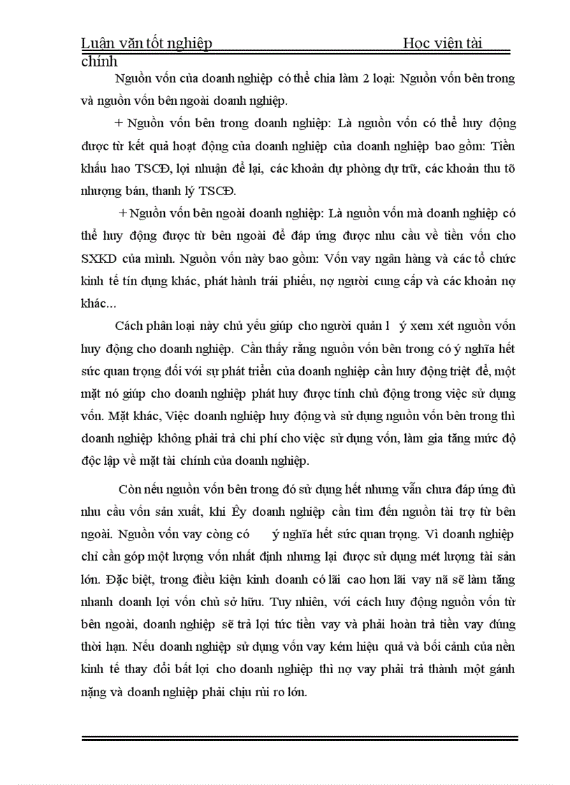 image for page Thực trạng về tình hình tổ chức sử dụng vốn sản xuất kinh doanh tại công ty xây dựng và phát triển cơ sở hạ tầng