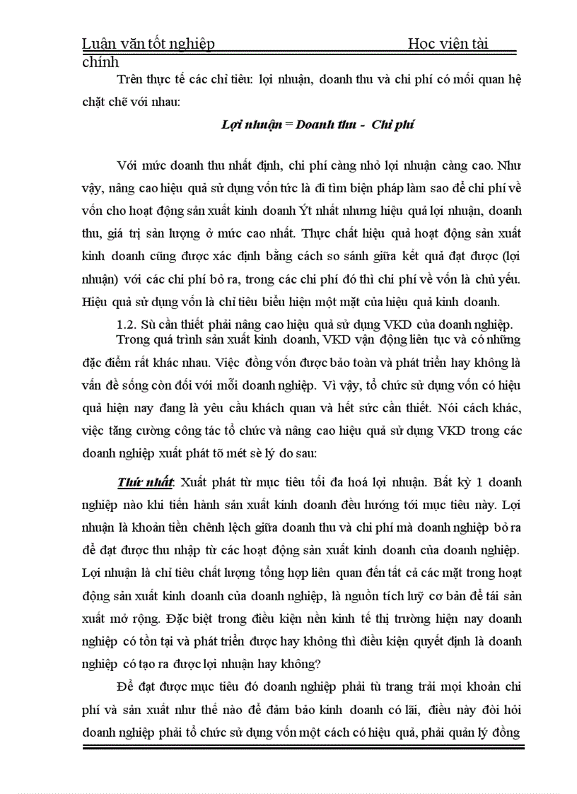 image for page Thực trạng về tình hình tổ chức sử dụng vốn sản xuất kinh doanh tại công ty xây dựng và phát triển cơ sở hạ tầng