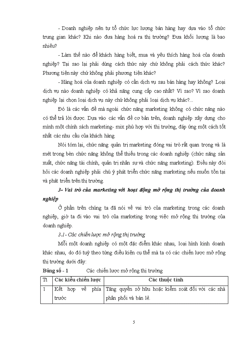 image for page Chiến lược Marketing mix với việc mở rộng thị trường của Công ty Kính Đáp Cầu Bắc Ninh 1