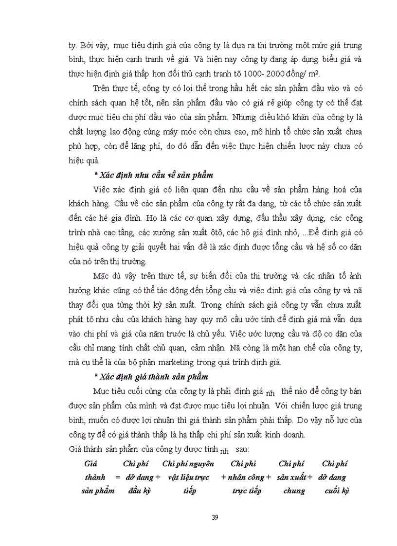 image for page Chiến lược Marketing mix với việc mở rộng thị trường của Công ty Kính Đáp Cầu Bắc Ninh 1