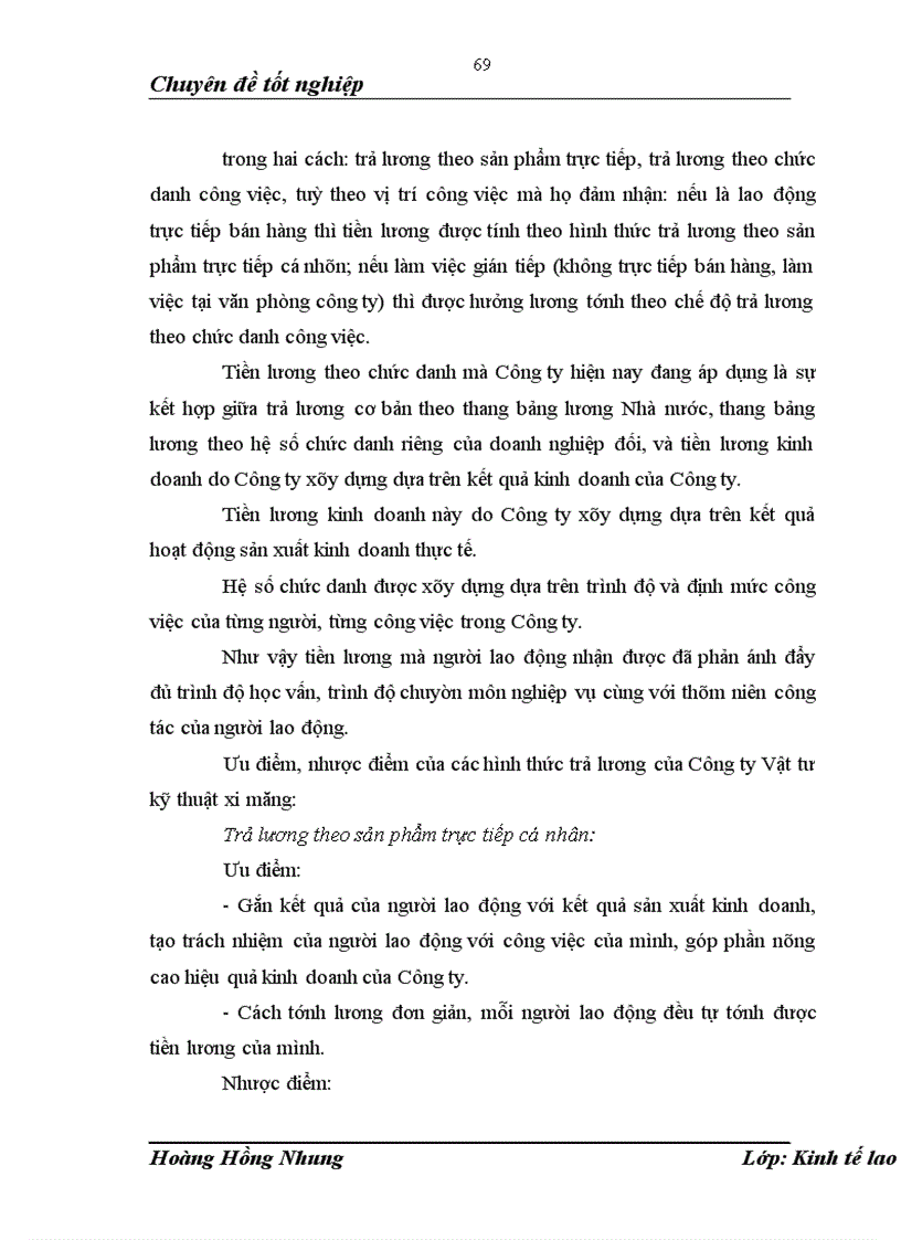 image for page Một số vấn đề về thực trạng công tác trả lương tại công ty Vật tư kỹ thuật xi măng