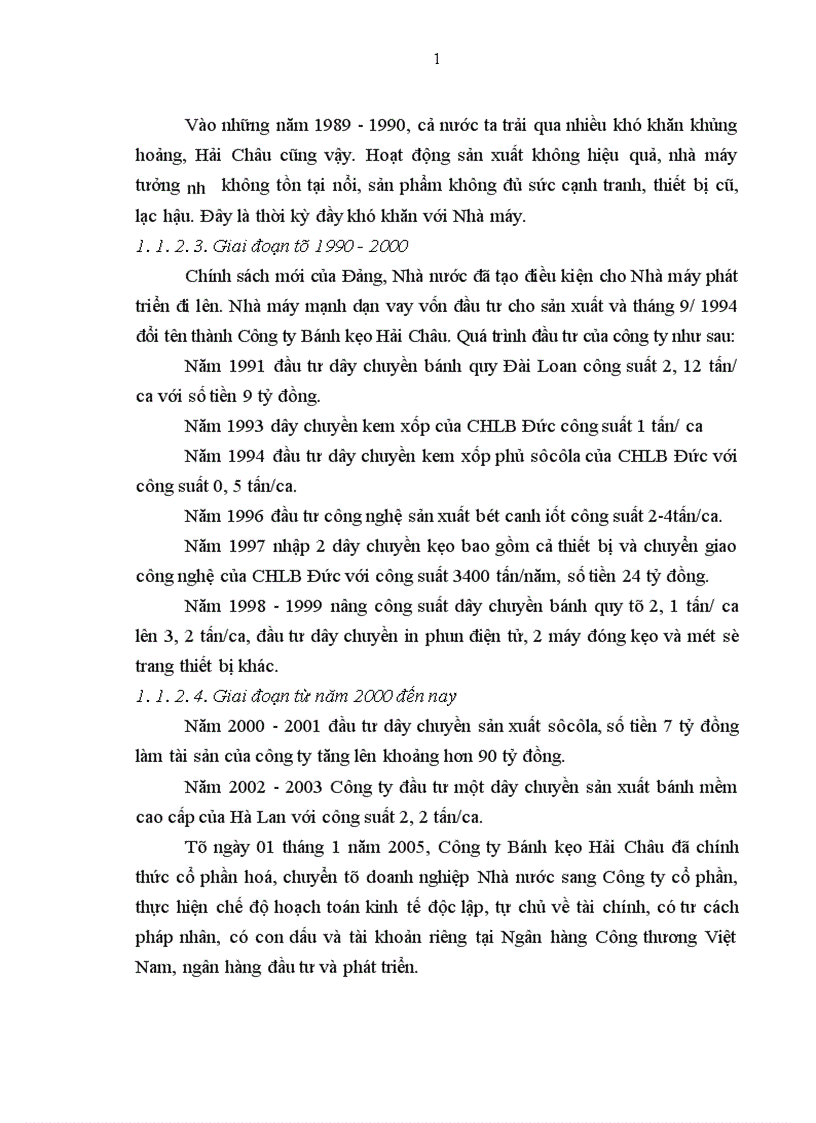 image for page Tổ chức công tác kế toán thành phẩm tiêu thụ thành phẩm và xác định kết qủa tiêu thụ thành phẩm tại Công ty cổ phần Bánh kẹo Hải Châu