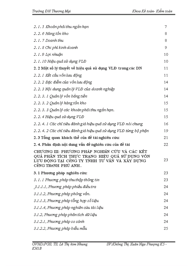 image for page Giải pháp nâng cao hiệu quả sử dụng vốn lưu động tại Công ty TNHH tư vấn và xây dựng công trình Phú Anh 1