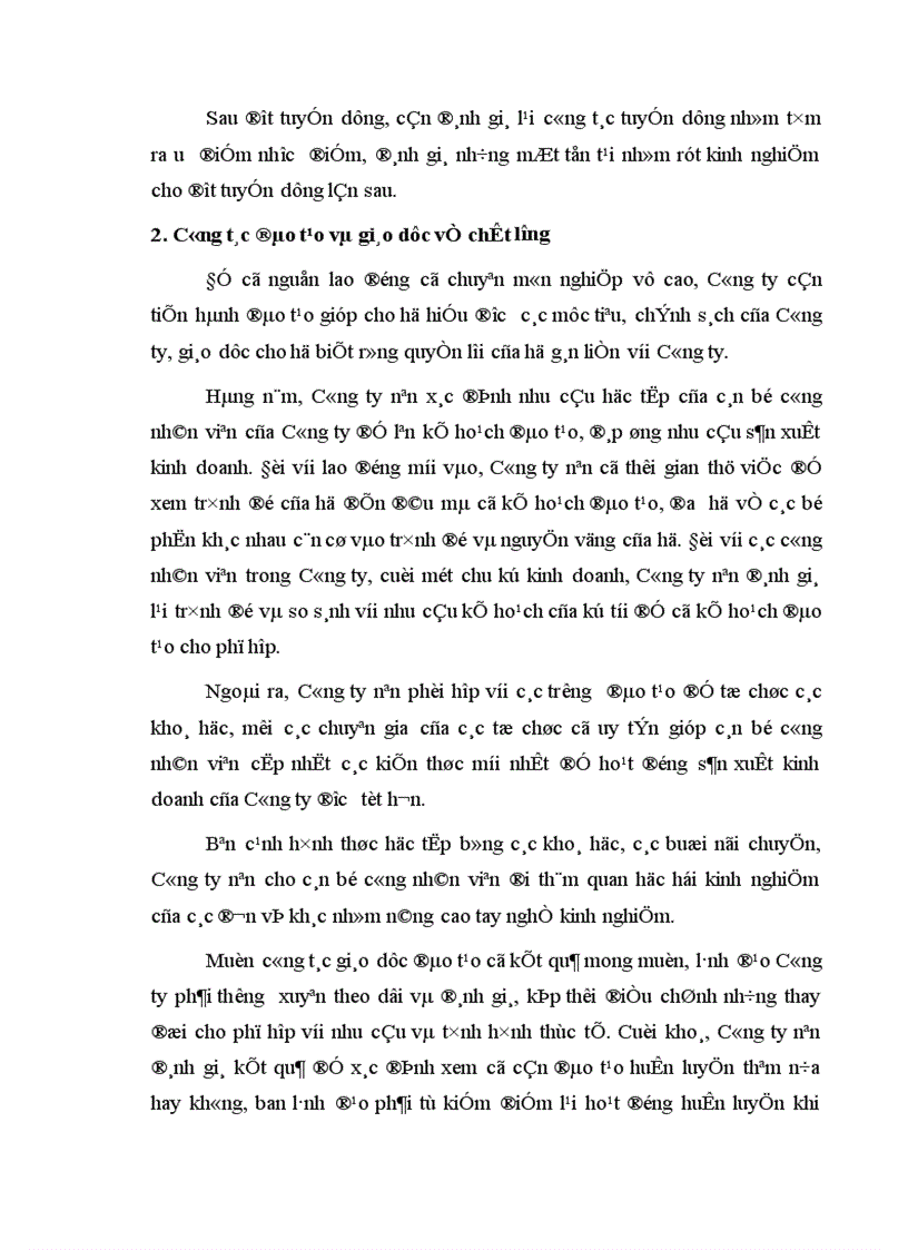 image for page Yếu tố con người trong quản lý chất lượng tại Công ty Da Giầy Hà Nội